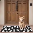 thumbnail image 4 of Black Halloween Ghosts with Boo Door Rugs,Washable Non Slip Door Mats Indoor,Decorative Door Mats,Entry Mat Indoor for Entrance,Bedroom,Kitchen,Bathroom,16"x47", 4 of 6