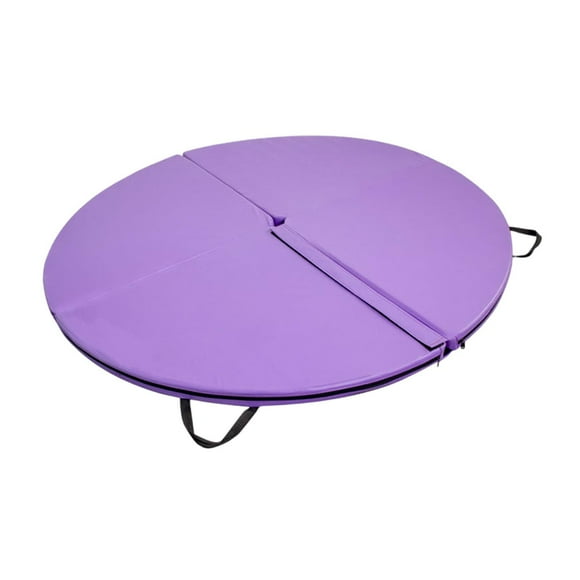 Mat de danza Pole Ronda para mujeres Pilates Mat de protección plegable Pelra de choque Púrpura