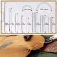thumbnail image 2 of 29Pcs Leather Sewing Kit Sewing Stitching Needles Thread Cord Measuring Tape Sewing Thimble DIY Leather Craft, 2 of 8