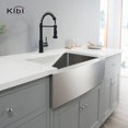 thumbnail image 2 of Kibi 36? Handcrafted Farmhouse Apron Single Bowl Stainless Steel Kitchen Sink ? K1-SF36, 2 of 3