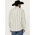 thumbnail image 4 of Cody James Men's Sunrise Stripe Long Sleeve Button-Down Stretch Western Shirt Ivory Medium, 4 of 4