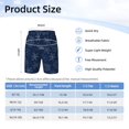 thumbnail image 4 of Cauagu Snowflake Dark Blue Print Swim Trunks for Men,Youth Boys Swim Shorts Compression Liner Beach Shorts Boys' Swimming Shorts 7-20 Years Bathing Suit-X-Large, 4 of 7