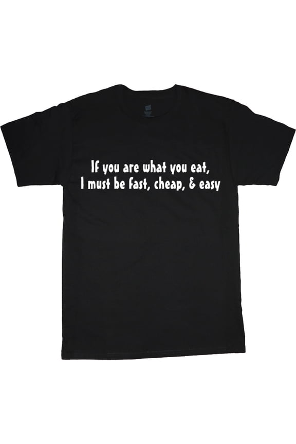Mens Graphic Tees Fast Food Funny T-shirt Dad Fathers Day Gifts
