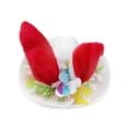 thumbnail image 1 of Easter Funny Bunny Ear Cowboy Hats for Boys & GIrls Wide Brim Party Cute Evening Soft Caps (Red 5-7 Years), 1 of 2