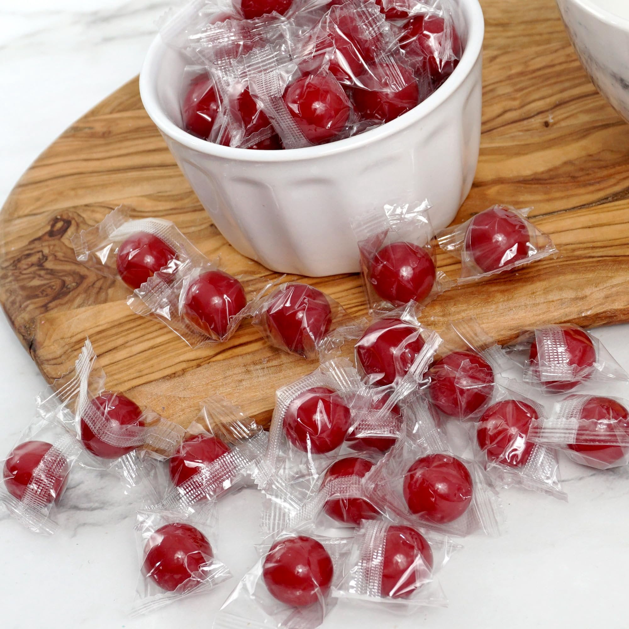 Fireball Candy, 5 Pound Fireballs Candy Bulk Approx. 250 Pieces, Cinnamon Hard Candy Individually Wrapped, Red Hot Cinnamon Candy, Fireballs Candy Bulk