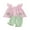 Pink2, variant on Toddler Baby Girl Summer Clothes Watermelon Print Tank Tops Ruffle Cuffs Shorts 2Pcs Sweet Outfit