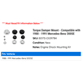 thumbnail image 2 of Torque Damper Mount - Compatible with 1988 - 1991 Mercedes-Benz 300SE 1989 1990, 2 of 2