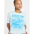 thumbnail image 4 of No Boundaries Boxy Cropped Graphic Tee, Women's XXS-XXL, 4 of 5