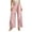 Pinks, variant on Wide Leg Pants for Women, Wrap Front Palazzo Pants with Tie, Waist Loose Fits Business Work Trousers with Pockets XXL
