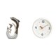 thumbnail image 1 of Reloj De Pared Abstracto Moderno Con Forma De Delfín De Cerámica Para Sala De Estar, Oficina, Chimenea, Soporte De TV, Mesa De Centro, Estudio. Decoración Ideal Para Cualquier Espacio., 1 of 8