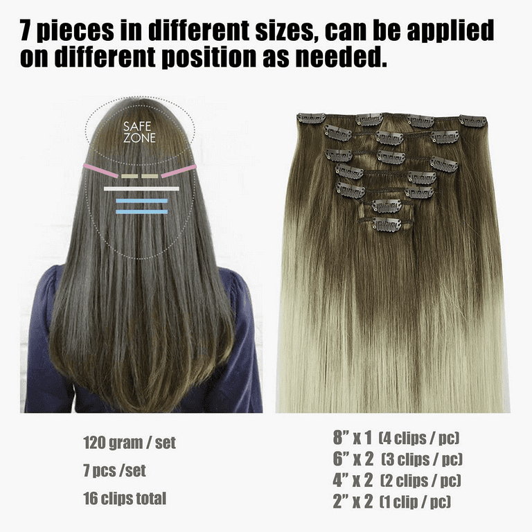 7 piece hair weave top