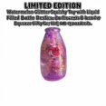 thumbnail image 2 of Watermelon Glitter Squishy Toy with Liquid Filled Bottle Design, 1 Piece, Purple, for Kids and Adults, Sensory Squeeze Toy, 2 of 3