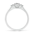 thumbnail image 2 of ANGARA Natural 0.41 Ct. Diamond Classic Engagement Ring in 14K White Gold for Women (Ring Size: 9.5), 2 of 9