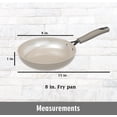 thumbnail image 3 of Mainstays Heavy Gauge 8inch Ceramic Frypan, 3 of 8