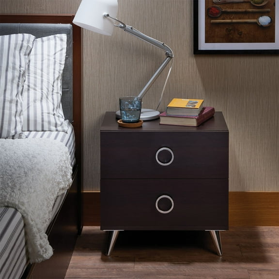 CoSoTower Espresso Finish Accent Table