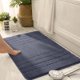 thumbnail image 1 of Alfombras de baño, suaves y absorbentes, de microfibra, antideslizantes, lavables a máquina, ideales para el suelo, la bañera y la ducha., 1 of 7