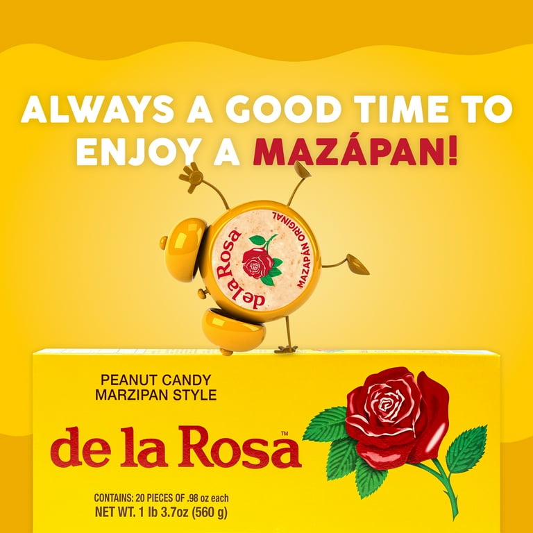 De La Rosa Traditional Mazapan Style Mexican Peanut Sweets, 20