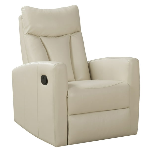 Monarch Recliner Swivel Glider Ivory Bonded Leather Monarch Recliner Swivel Glider Ivory