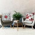 thumbnail image 6 of Wine Red Linen Decorative Throw Pillow Covers18x18 Pillow Covers for Couch Sofa Bed Living Room,Set of 4 Boho Pillow Covers Square Outdoor Throw Pillow Cover Cushion Farmhouse Home Decor, 6 of 6