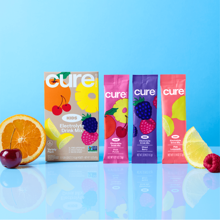 Cure Hydration Kids Electrolyte Drink Mix Variety Pack, 6 Count photo 2