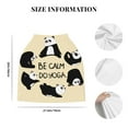 thumbnail image 6 of Fotbe Panda Doing Yoga Pattern Car Seat Covers for Babies, Nursing Breastfeeding Cover Carseat Canopy, Soft Stretchy Carrier Cover, 6 of 9