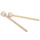 thumbnail image 2 of Accesorio De Mazos De Batería, Juego De Mazos De Tambor Antideslizantes De Fácil Manejo Cabeza De Fieltro Mango Largo De Madera Durable Para Tocar ANGGREK AH2675, 2 of 8