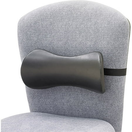 Safco Lumbar Support Memory Foam Backrest, 14.5"W x 3.75"D x 6.75"H, Black
