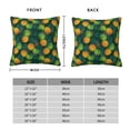 thumbnail image 6 of Wukai Pineapples with Palm Leaves Premium Polyester Fleece Pillow Covers with Hidden Zipper Closure,Luxuriously Soft and Durable-18"x18", 6 of 7