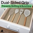 thumbnail image 5 of GORILLA GRIP Shelf Liner for Kitchen Cabinets Non Adhesive 24x240 Inch Drawer Liners DripGuard Beige, 5 of 10