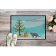 thumbnail image 2 of Carolines Treasures CK4582MAT 18 x 27 in. Chartreux No.1 Cat Merry Christmas Indoor or Outdoor Mat, 2 of 4