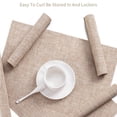 thumbnail image 5 of Tssuoun Placemats Simple Style Washable Placemat Heat Insulation Desktop Protective Table Mat Kitchen Tablecloth Supplies  2 Pcs, 5 of 6