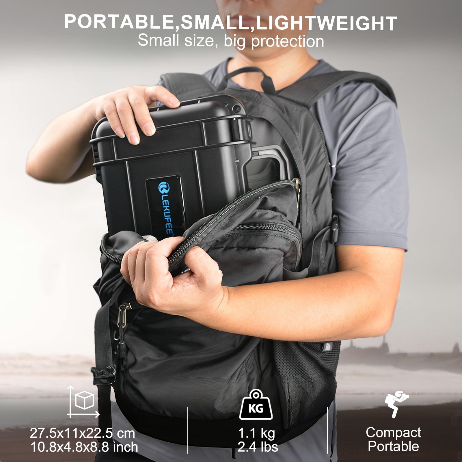 Étui De Transport Pour Insta360 X3, Petit Sac De Voyage étanche Pour Appareil Photo à Coque Rigide, Sac De Rangement Adapté Pour Insta360 X3, One RS, One X2 (Jaune