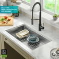thumbnail image 4 of Kraus Kore ADA Workstation 32 Undermount 16 Gauge Stainless Steel Single Bowl Kitchen Sink with Accessories, 4 of 18