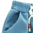 thumbnail image 5 of Children Shorts Boys Girls Drawstring Casual Summer Shorts Clothes Kids Elastic Pants Navy Kids Homewear 2 Years-3 Years, 5 of 8