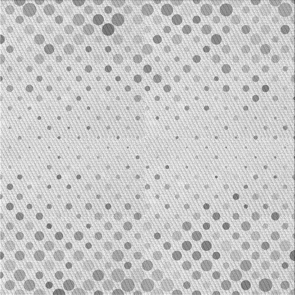 Ahgly Company Indoor Square Patterned Platinum Gray Area Rugs, 5' Square