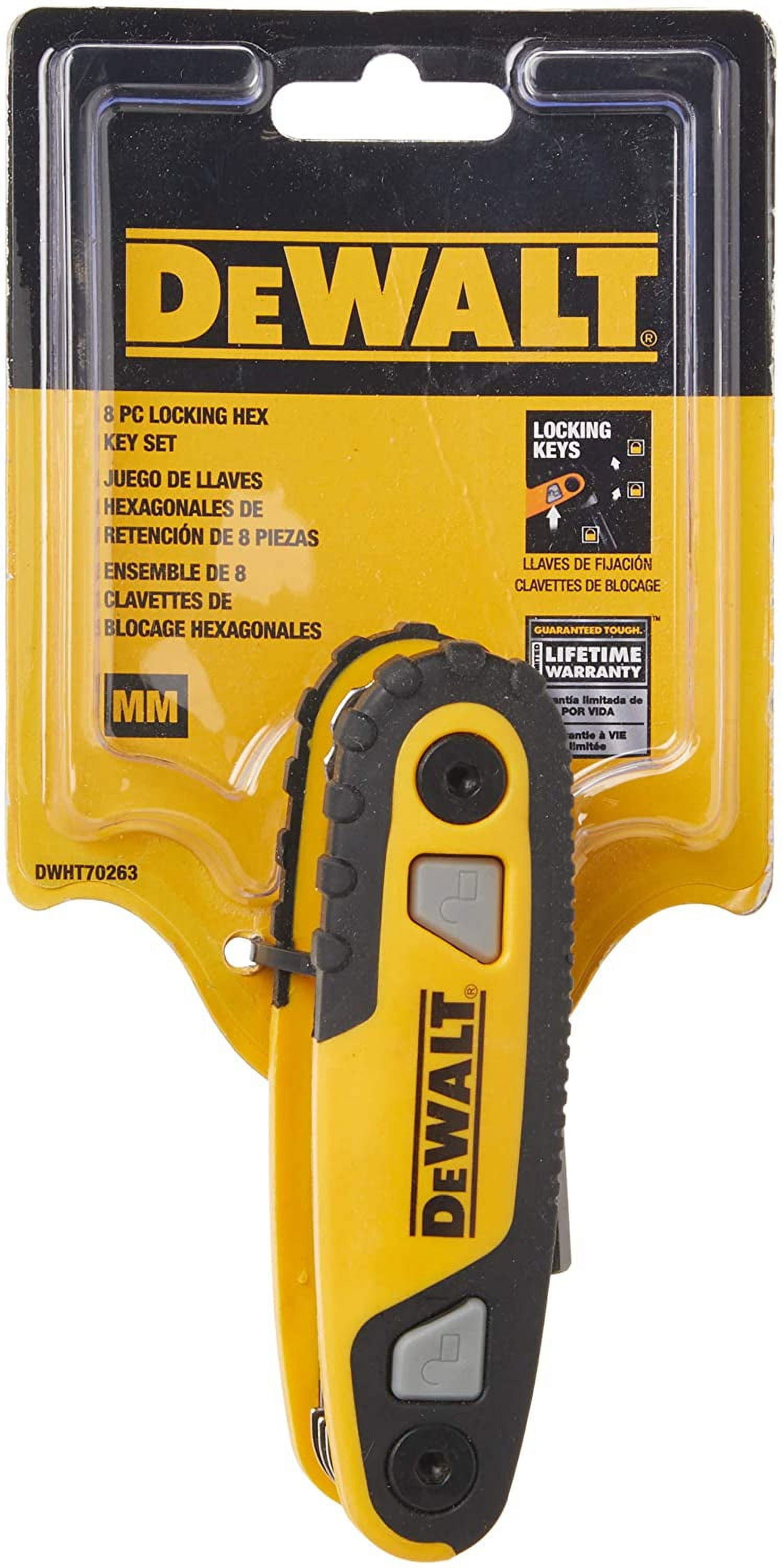 DEWALT DWHT70263M Folding Locking Hex Key Set MM Walmart