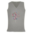 thumbnail image 4 of Tops casuales sexys con cuello en V de verano sin mangas para mujer Tops de chaleco sin mangas con estampado regular Fridja gh6757, 4 of 4