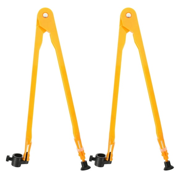 2 Pcs Compass Woodworking Circle Drawing Tool Big-sized Professional Math Teaching Orange