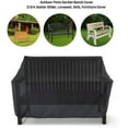 thumbnail image 4 of Outdoor Patio Garden Bench Cover - 2/3/4 Seat Outside Park Loveseat, Sofa, Glider, Furniture Cover Patio Bench Cover, 4 of 7