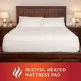 Sunbeam Restful Premium Heated Mattress Pad, Queen Size, Water