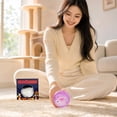 thumbnail image 4 of Cat Toys Interactive, Automated Cat Toys, Electric Cat Toys, Rabbit Ball Cat Toys, 3 in Plastic Ball, Fuzzy Plush Rabbit, Rabbit Enrichment Toys, Chew Safe, Portable, Quiet Play,, 4 of 8
