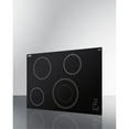 thumbnail image 2 of Summit Cr4b30t 30" Wide 4 Burner Electric Cooktop - Black, 2 of 5