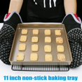 thumbnail image 2 of New 1 Pcs Non-stick Square Baking Tray Pan 11 Inch Cake Bread Oven Pizza Biscuit Kitchen Tool, 2 of 6