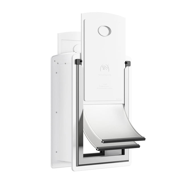 Puerta Cat Decormax para túnel telescópico con estructura de acero para pared