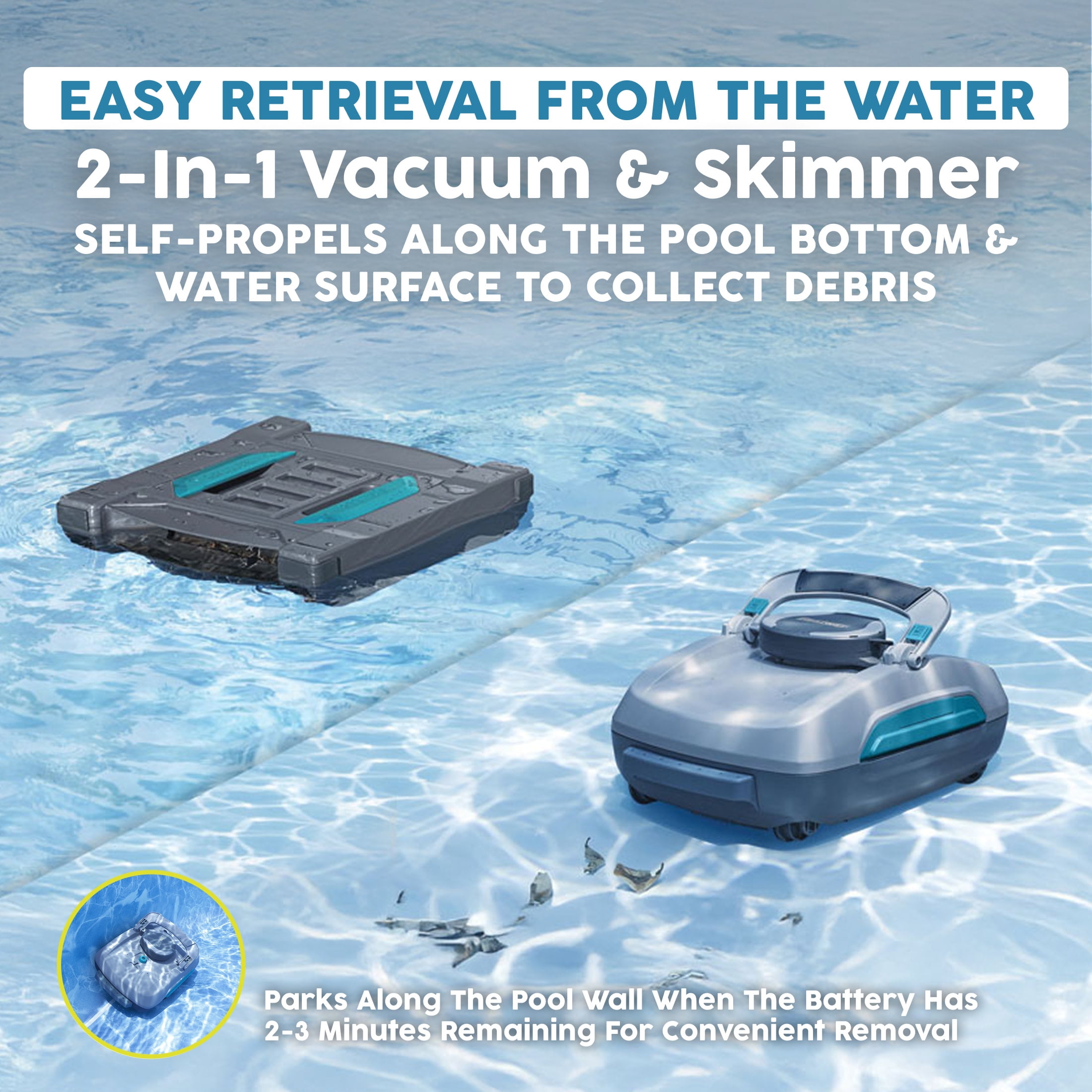 Bestway AquaTronix Pro G300 Automatic Robotic Pool Vacuum & Skimmer