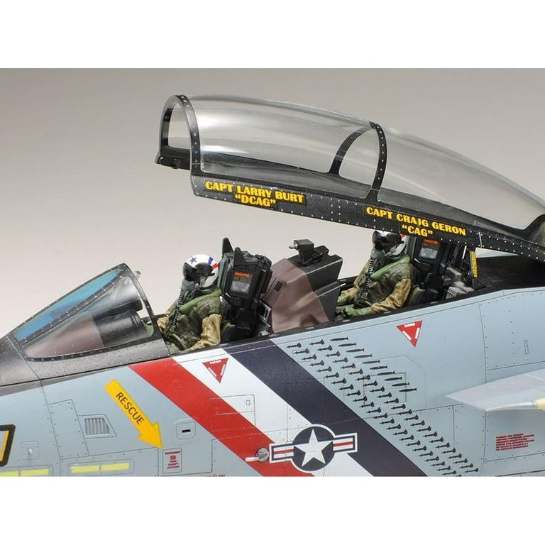 Tamiya 1/48 Grumman F-14D Tomcat, Detailed Cockpit, Variable Sweep