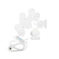 thumbnail image 2 of UPOUART 10Pcs Led Mirror Makeup Light for Women Auxiliary Lighting with Plastic, 2 of 5