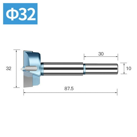 

BCLONG 12-50Mm Woodworking Tools Wood Hole Opener Drill Bit Reamer Hinge Industrial