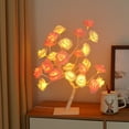 Lizheee Detachable Base USB LED Rose Tree Light Decorative Elephant