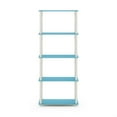 thumbnail image 4 of Furinno Turn-S-Tube 5-Tier Square Tubes Display Shelf, Light Blue/White, 4 of 5